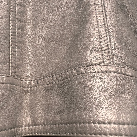 ⬇️Philosophy Women’s Zipper Jacket Size M Color Gray/Silver Looking Lots of Zips - Picture 13 of 15